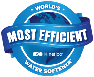 Kinetico "World's Most Efficient Water Softener" Badge